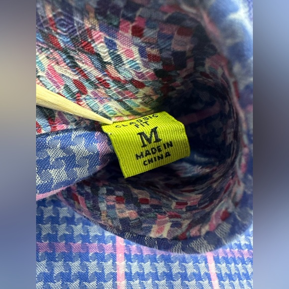 Robert Graham Purple Pink Long Sleeve Button Shirt Flip Cuff • Men’s Medium - Picture 6 of 8